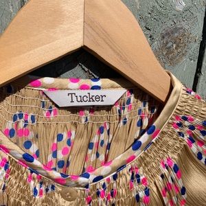Tucker silk blouse